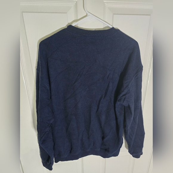 Creede Colorado Navy Mens Pullover Sweater Medium - Picture 2 of 8